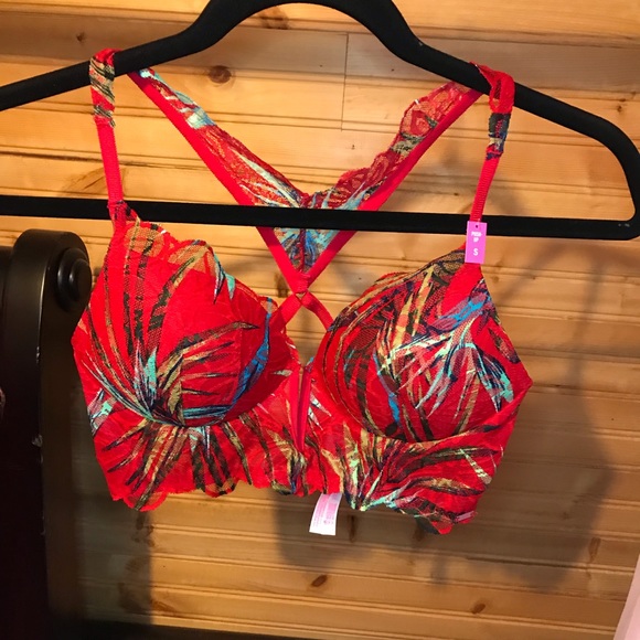 Pink Push up bralette and matching panty - Picture 1 of 5